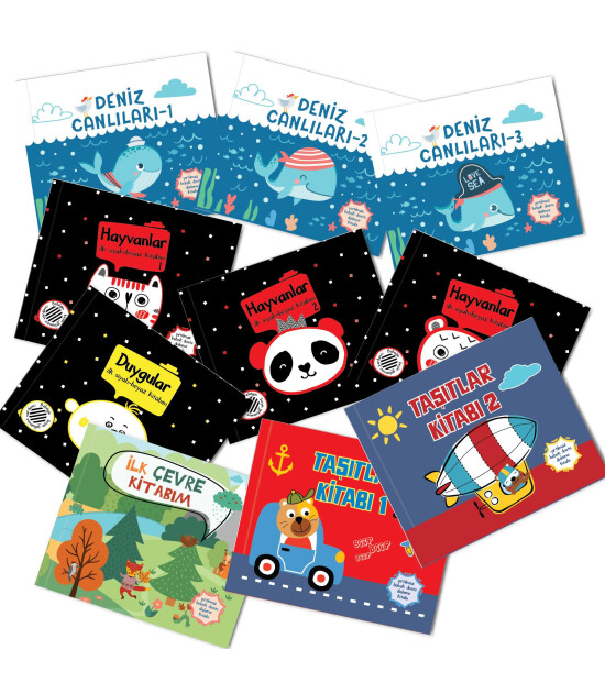 Megakids Yayıncılık Yırtılmaz Mini Kitaplar Seti