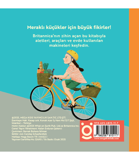 Megakids Yayıncılık Baby Britannica: Makineler
