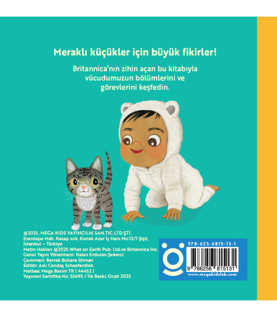Megakids Yayıncılık Baby Britannica: Vücudumuz