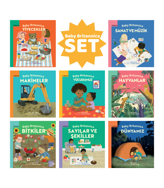 Megakids Yayıncılık Baby Britannica 8 Kitap Set