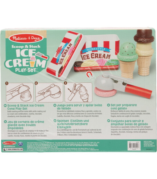 Melissa & Doug Dondurma K&uuml;lah Servis Set