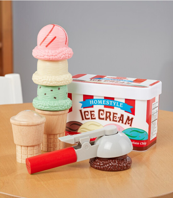 Melissa & Doug Dondurma K&uuml;lah Servis Set
