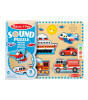 Melissa & Doug Ahşap Sesli Yapboz // Ara&ccedil;lar - Vehicles