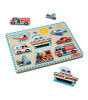 Melissa & Doug Ahşap Sesli Yapboz // Ara&ccedil;lar - Vehicles