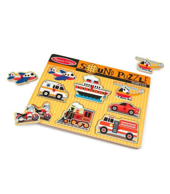 Melissa & Doug Ahşap Sesli Yapboz // Araç