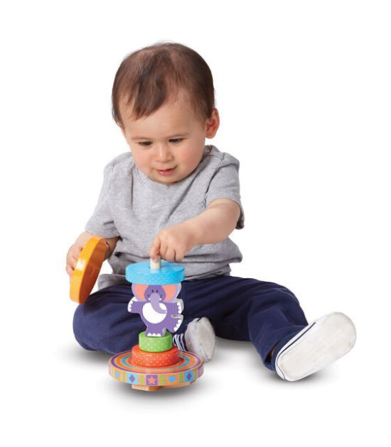 Melissa & Doug Ahşap Sallanan Kule- Fil