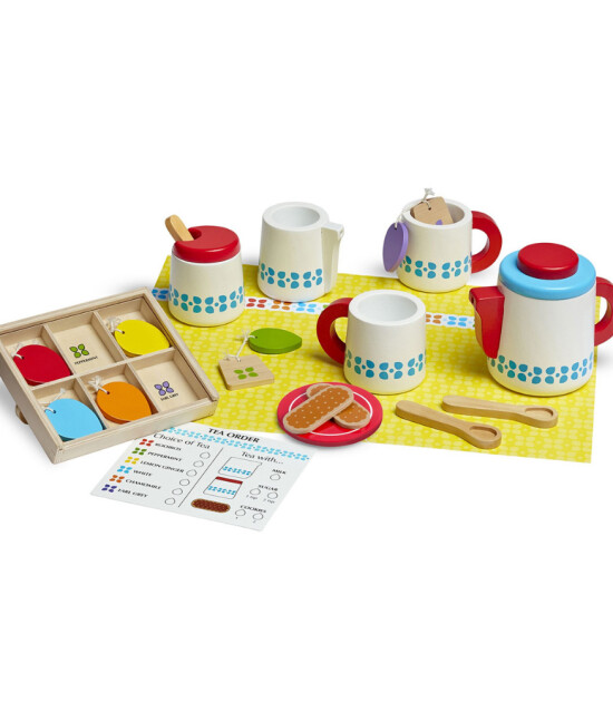 Melissa & Doug Ahşap Çay Servis Seti