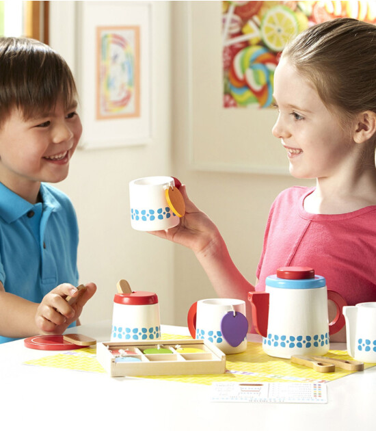 Melissa & Doug Ahşap Çay Servis Seti