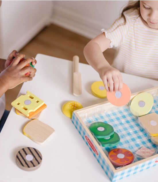 Melissa & Doug Ahşap Sandviç Seti