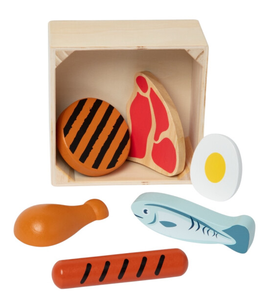 Melissa & Doug Ahşap Gıdalarımız // Proteinler