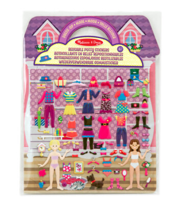 Melissa & Doug Kabartmalı Tak &Ccedil;ıkart &Ccedil;ıkartma Seti // Giydirme