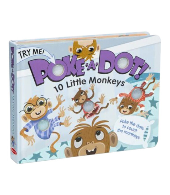 Melissa & Doug Poke a Dot İnteraktif Kitap // 10 Little Monkeys