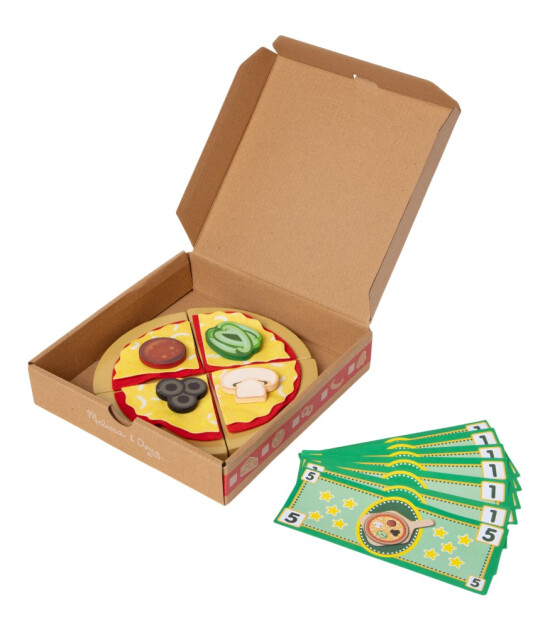 Melissa & Doug Ahşap Pizza Tezgahı (Hazırla, Pişir ve Servis Et)