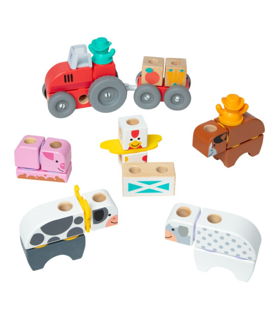 Melissa & Doug Blockables // &Ccedil;iftlik Oyun Seti (56 Par&ccedil;a)