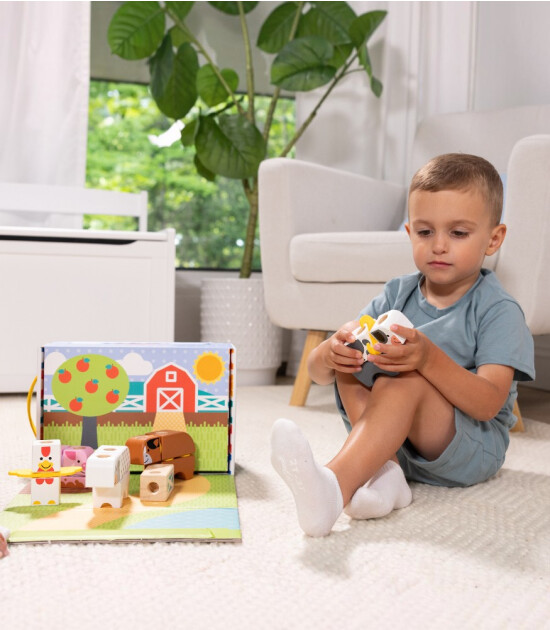 Melissa & Doug Blockables // &Ccedil;iftlik Oyun Seti (56 Par&ccedil;a)