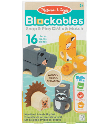 Melissa & Doug Blockables // Orman Hayvanları (16 Parça)