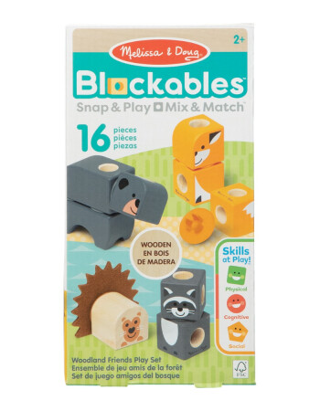 Melissa & Doug Blockables // Orman Hayvanları (16 Par&ccedil;a)
