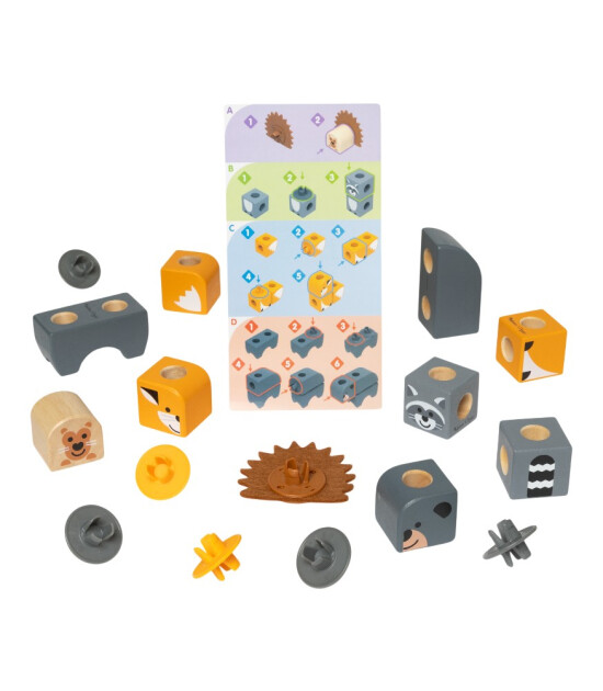 Melissa & Doug Blockables // Orman Hayvanları (16 Par&ccedil;a)