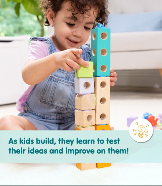 Melissa & Doug Blockables // Kasaba Oyun Seti (73 Par&ccedil;a)