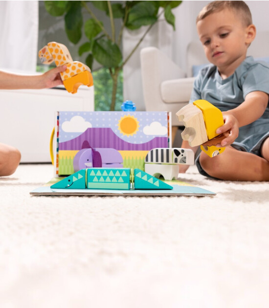 Melissa & Doug Blockables // Safari Oyun Seti (34 Par&ccedil;a)