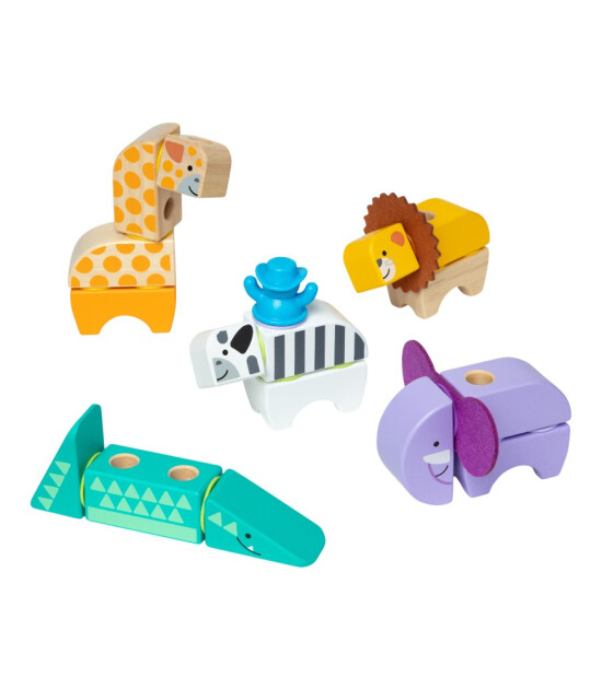 Melissa & Doug Blockables // Safari Oyun Seti (34 Par&ccedil;a)