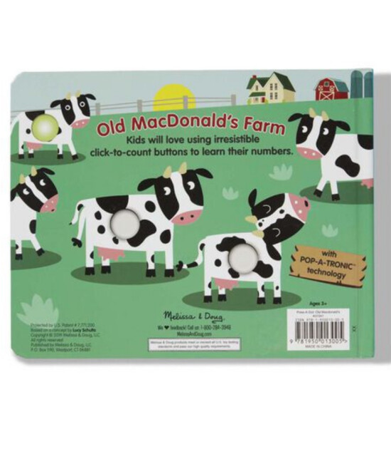 Melissa & Doug Poke-A-Dot İnteraktif Kitap // Old MacDonald's Farm