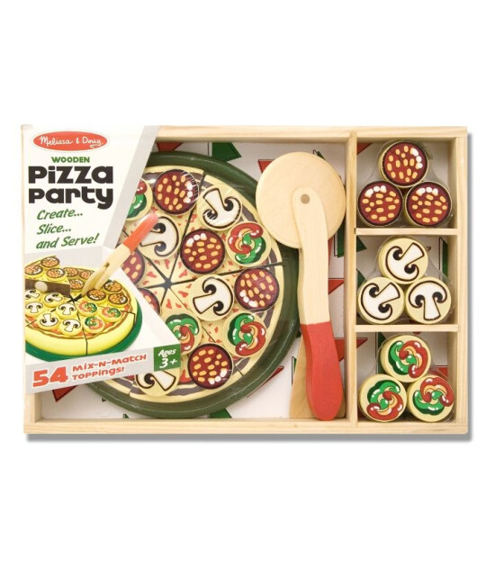 Melissa & Doug Ahşap Pizza Partisi