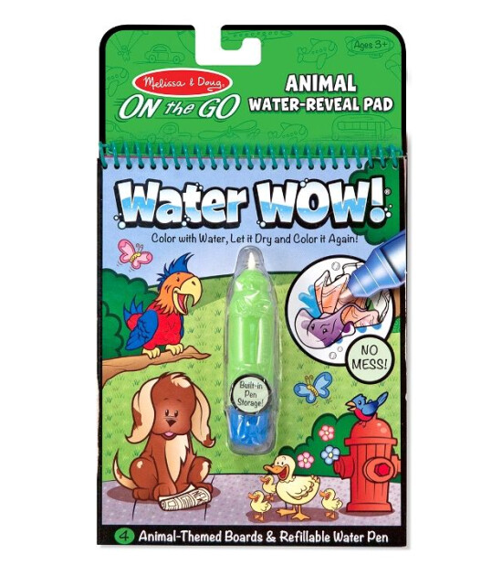 Melissa & Doug Water Wow! Su ile boyama kitabı - Hayvanlar