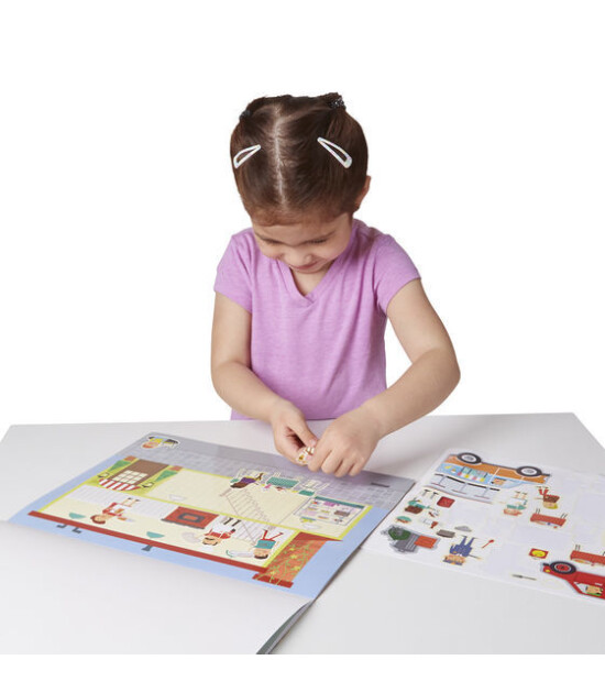 Melissa & Doug Tak Çıkar Çıkartma Kitabı // Benim Şehrim