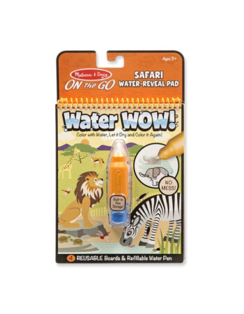Melissa & Doug Water Wow! Su ile Boyama Kitabı // Safari