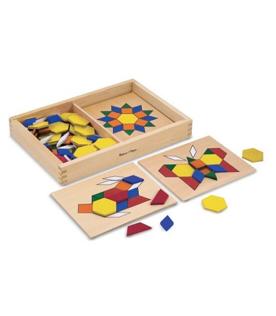 Melissa & Doug Ahşap Gelişmiş Şekil Bulmaca