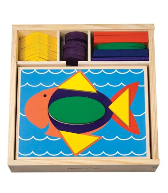 Melissa & Doug Ahşap Şekil Bulmaca