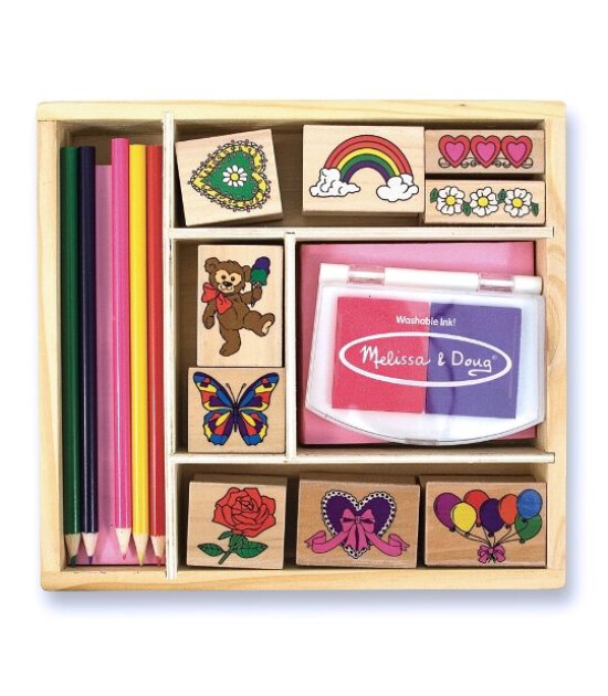 Melissa & Doug Ahşap Baskı Seti // Arkadaşlık