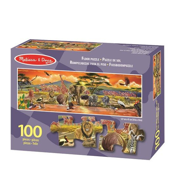 Melissa & Doug Dev Yer Yapbozu // Safari (100 Parça)