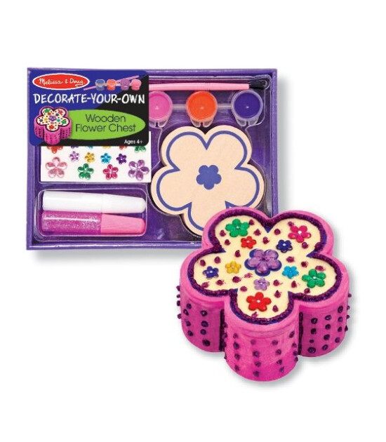 Melissa & Doug Ahşap Çiçek Kutu - Sen Yap Sen Oyna - kb