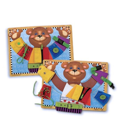 Melissa & Doug Ahşap Temel Beceri Geliştirme Tahtası