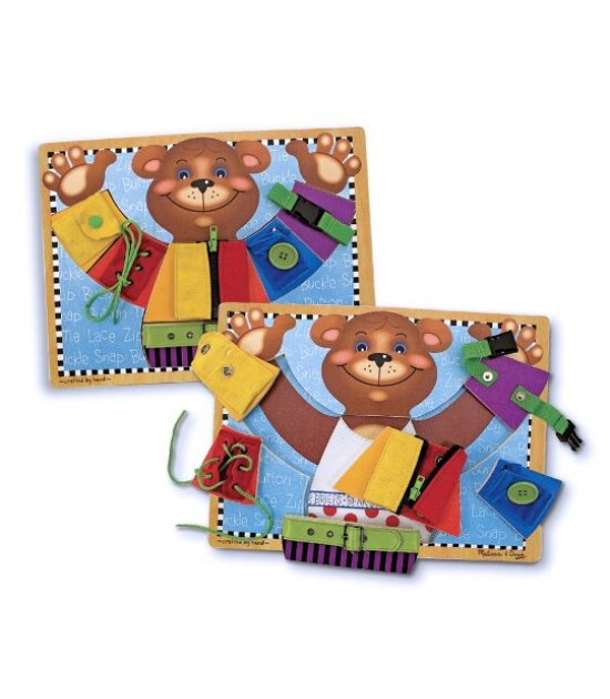 Melissa & Doug Ahşap Temel Beceri Geliştirme Tahtası