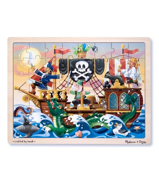 Melissa & Doug Ahşap Puzzle // Korsanlar (48  Parça)