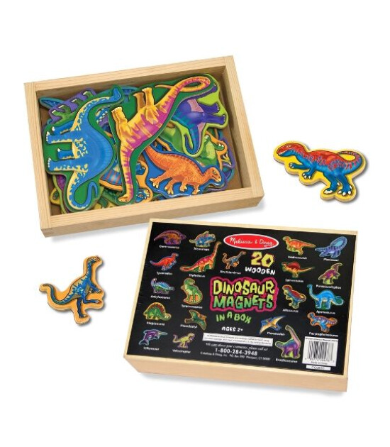 Melissa & Doug Ahşap Mıknatıslı Dinozorlar