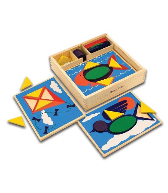 Melissa & Doug Ahşap Şekil Bulmaca