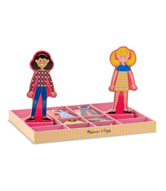 Melissa & Doug Ahşap Mıknatıslı Giydirme // Abby ile Emma