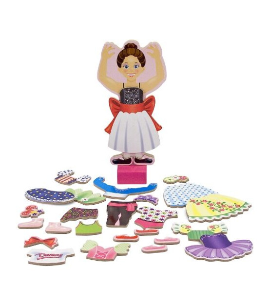 Melissa & Doug Ahşap Mıknatıslı Giydirme // Balerin Nina