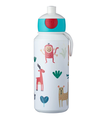Mepal Pop-Up Campus Drinking Bottle (400 ml) // Animal Friends