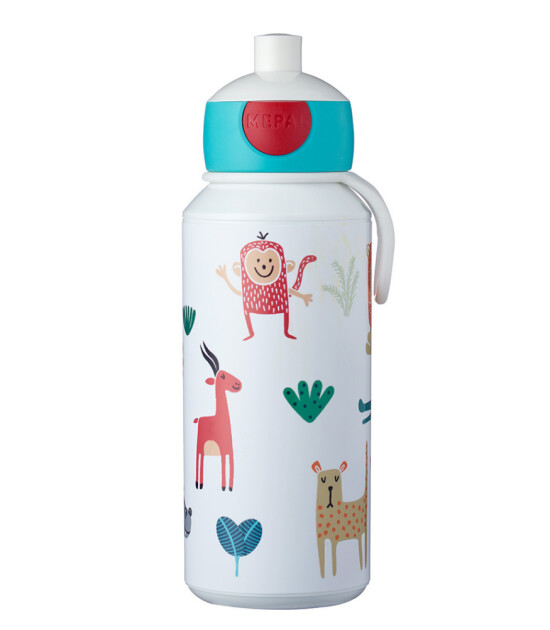 Mepal Pop-Up Campus Drinking Bottle (400 ml) // Animal Friends