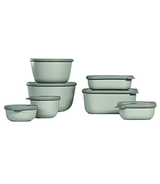 Mepal Set Cirqula Rectangular (500+1000+2000 ml) // Nordic White