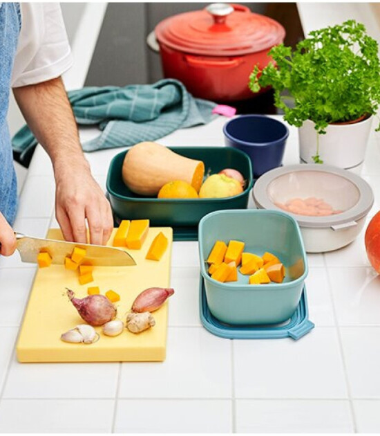 Mepal Set Cirqula Rectangular (500+1000+2000 ml) // Nordic White