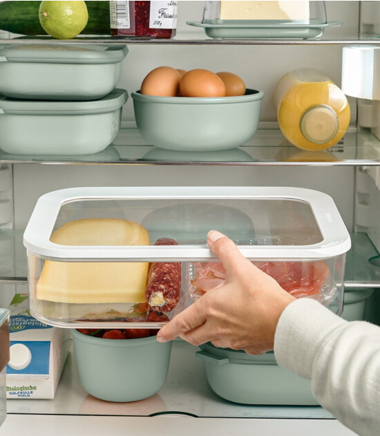 Mepal Set Cirqula Rectangular (500+1000+2000 ml) // Nordic White