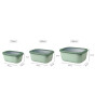 Mepal Set Cirqula Rectangular (750+1500+3000 ml) // Nordic Sage