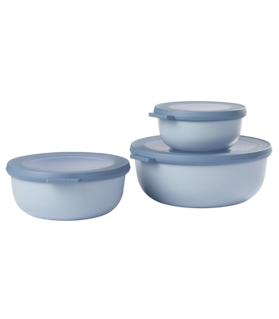 Mepal Set Cirqula Round (350+750+1250 ml) // Nordic Blue