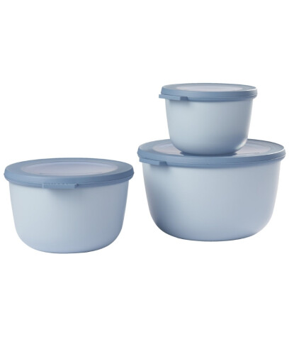 Mepal Set Cirqula Round (500+1000+2000 ml) // Nordic Blue